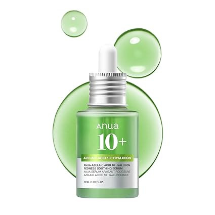 سرم آزلائیک اسید 10% و هیالورون (ضدجوش، تسکین دهنده، ضدالتهاب و آبرسان) آنوا
