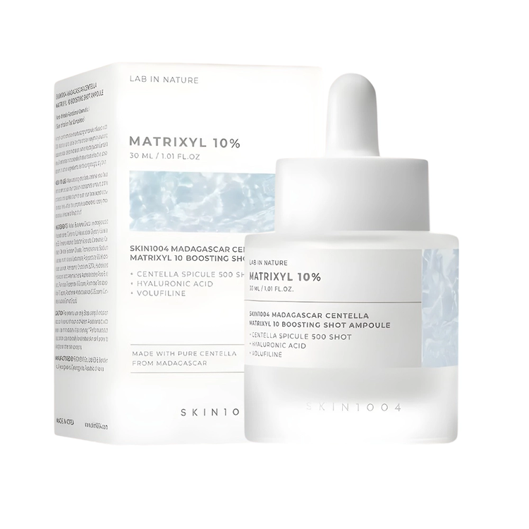 سرم ضد چروک و تسکین دهنده ماتریکسیل 10 اسکین 1004 مدل Skin1004 Matrixyl 10 Boosting Shot Ampoule
