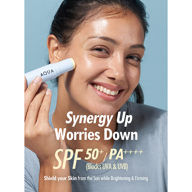 ضدآفتاب آکوا بالم استیکی مرطوب کننده و جوانساز کاهی SPF50 مدل Aqua Balm